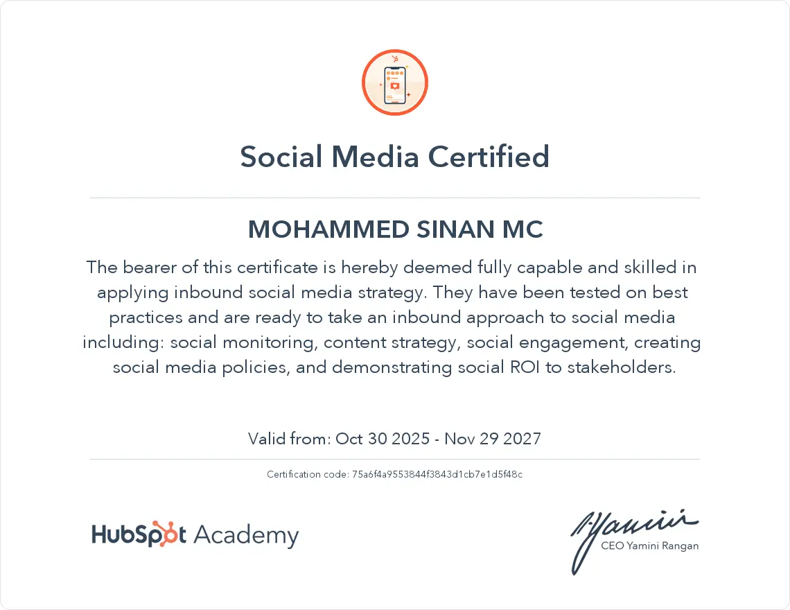 Helping Local Businesses Rank on Google - HubSpot Social Media Marketing Certificate