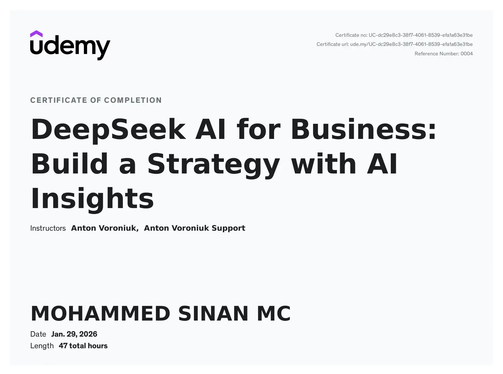 Custom Website Creator in Malappuram - Udemy Web Development Bootcamp Certificate